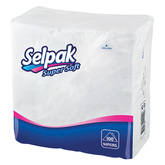 Салфетка столовая SELPAK 33*33 2-х слой. белая 100 шт. (24шт/ящ)